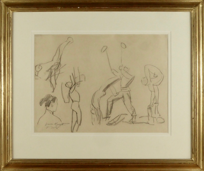 Acrobats by Dame Laura Knight